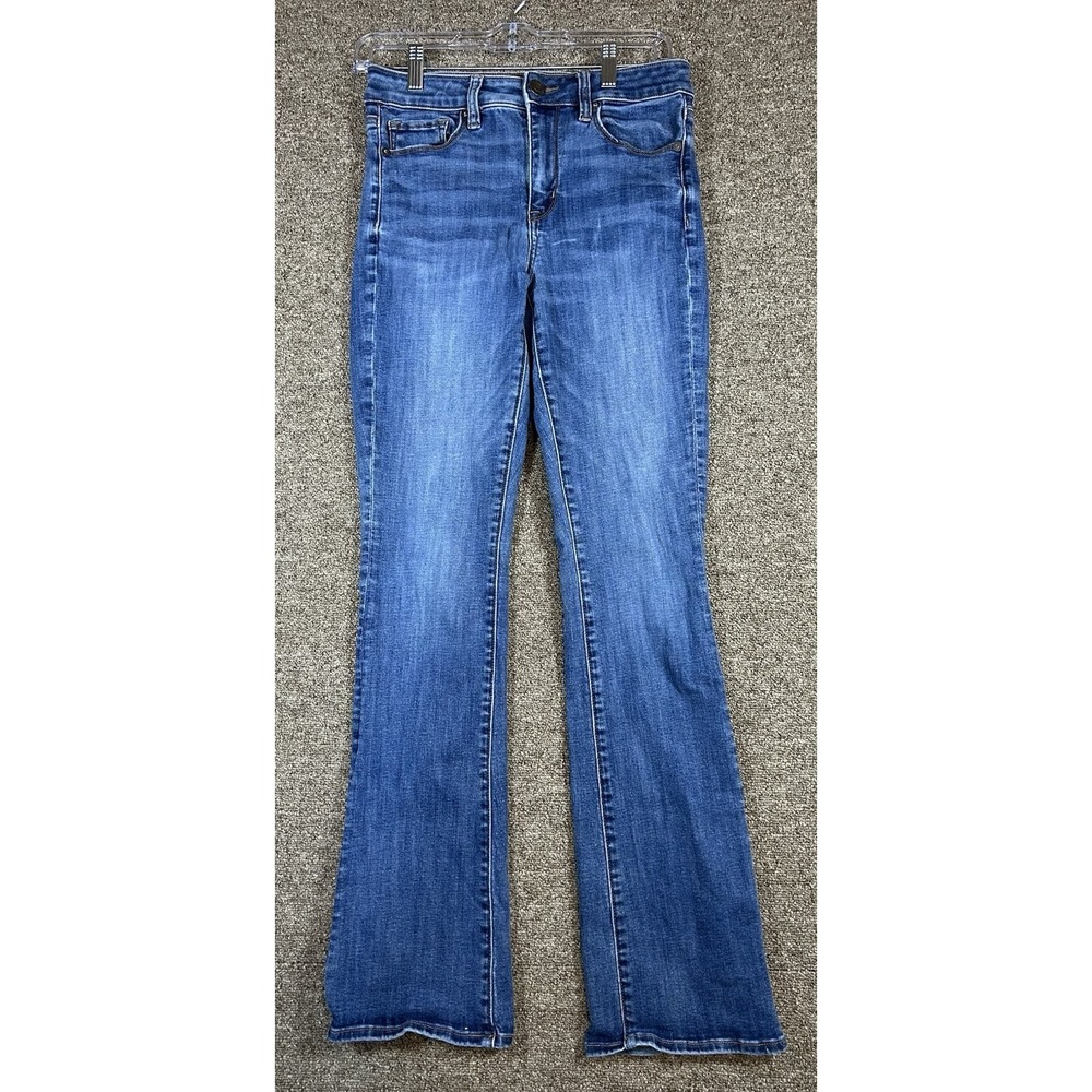 American Eagle Hi-Rise Skinny Kick Jeans Womens 4 Blue Stretch Denim Next Level